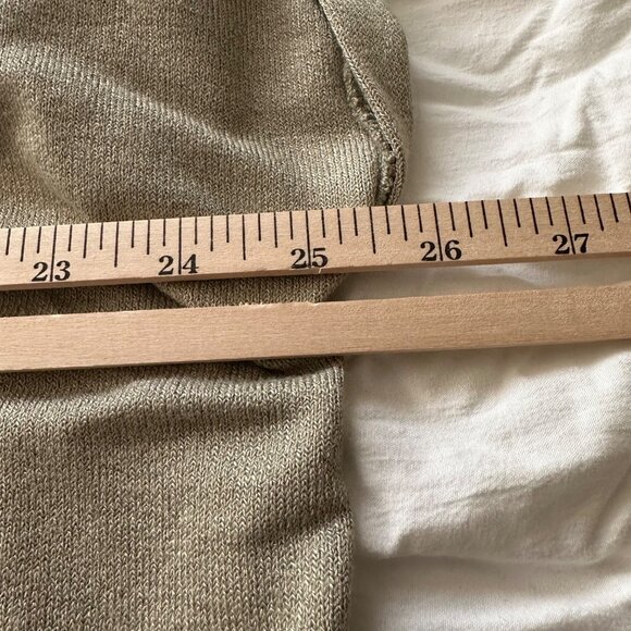 Mod Ref Women's V-Neck Top XXL Sage Rayon/Polyester/Spandex - Picture 5 of 8